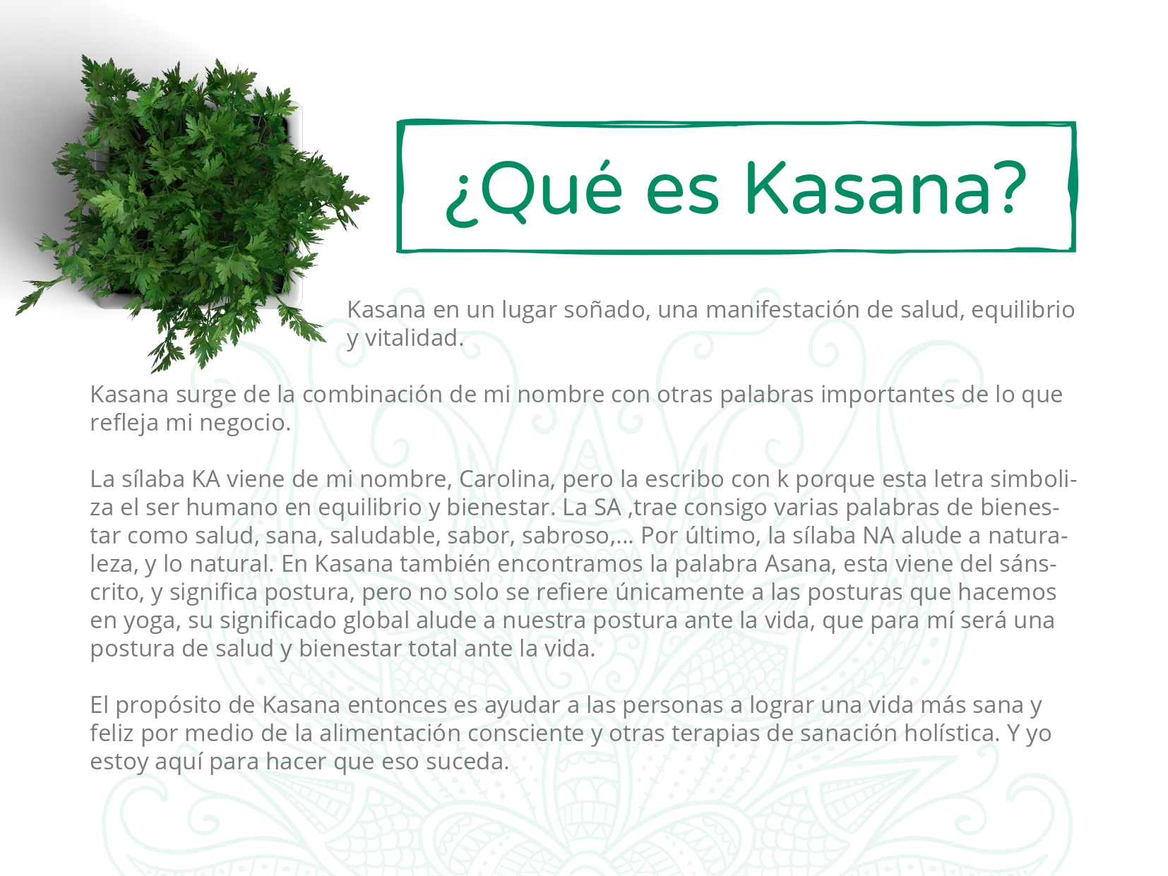 SIGNIFICADO KASANA